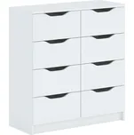 CASARREDO Komoda zásuvková KALISTA 80×90 bílá: Bílá — bílá, Bílá