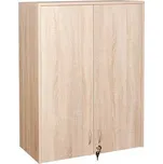 BRADOP Nástavec se zámkem OFFICE C509 dub sonoma, buk: Dub Bordeaux — hnědá, Dub Bordeaux