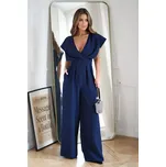 Bicotone Dámský elegantní overal 289-01 modrá XL