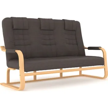 Křeslo BRADOP Pevné trojkřeslo DON R26 čalouněné: 301 Arizona - Béžová — hnědá