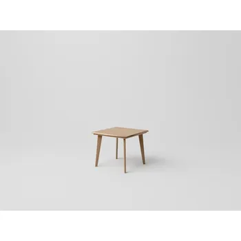 Konferenční stolek DM masiv SCANDIA Retro Konferenční stolek čtvercový SC-D11A, dub: Přírodní Dub - Olejováno — hnědá, Přírodní Dub - Olejováno