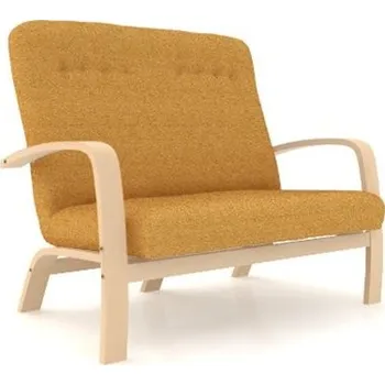 Křeslo BRADOP Dvojkřeslo RAFAEL R72 čalouněné: 578 ASTON - žlutá — hnědá