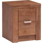 CASARREDO Noční stolek INDIANAPOLIS JM24 světlý jasan: LEVÁ — hnědá