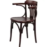 BRADOP Jídelní židle s područkami JAROSLAVA Z162: Hnědá — Hnědá