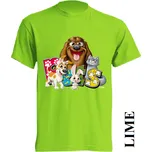 detske-levne-bavlnene-tricko-potisk-zviratka Barva: Lime - limetková, velikost: 104