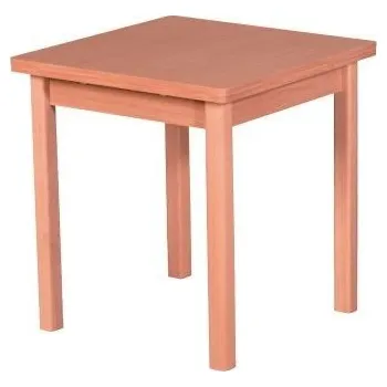 Jídelní stůl IKTUS Jídelní stůl roztahovací HALLE 70×70+50 cm: Buk Přírodní — hnědá, Buk Přírodní