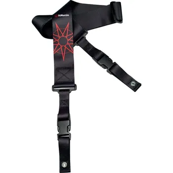 Hudební nástroj DiMarzio Jim Root #4 Black ClipLock Black Kytarový pás (Jako nové)