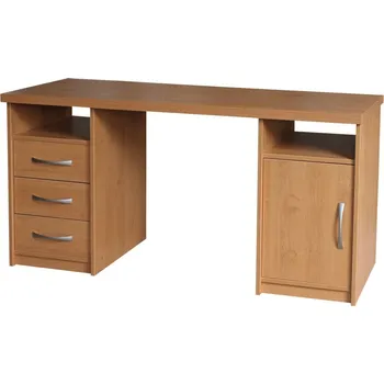 Psací stůl BRADOP Psací stůl JAMES 150×60 C065 olše, buk, dub sonoma, hnědá: Olše — 150×60×76 cm, hnědá