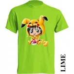 levné-dětské-tričko-potisk-pokemon-pikachu Barva: Lime - limetková, velikost: 128