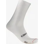 CASTELLI Cyklistické ponožky klasické - ESPRESSO 2 - bílá
