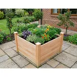 vyvýšený záhon LANITPLAST HOLZKISTE4 natur
