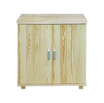 Komoda DM masiv Komoda s dvířky Mango MA-007, masiv borovice: Rustical - lakováno — hnědá, borovice