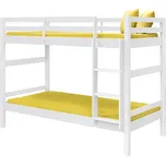 IDEA Patrová postel GIGA 8831B borovice bílá: 90 × 200 cm — 212 cm, bílá