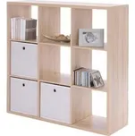 IDEA Knihovna MAX 9 FN1226, dub Sonoma: Dub Sonoma — hnědá, dub sonoma