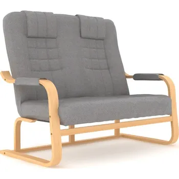 Pohovka BRADOP Dvojkřeslo DEIV R25 čalouněné: 304 Arizona - Šedá — hnědá