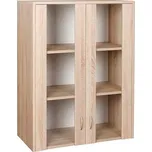 BRADOP Nástavec prosklený OFFICE C534 dub sonoma: Dub Sonoma — hnědá, Dub Sonoma