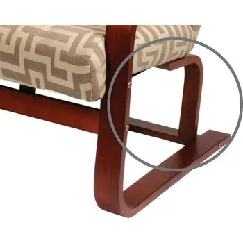 Křeslo BRADOP R023 - Fixace k pohupovému křeslu (na pevné): Olše světlá - lakováno — Olše světlá - lakováno