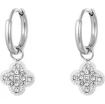ORNAMENTI Náušnice Clover zirkon small silver