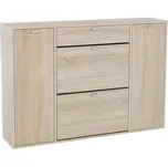 Tempo Botník výklopný ANABELA, dub sonoma: Dub Sonoma — hnědá, Dub Sonoma