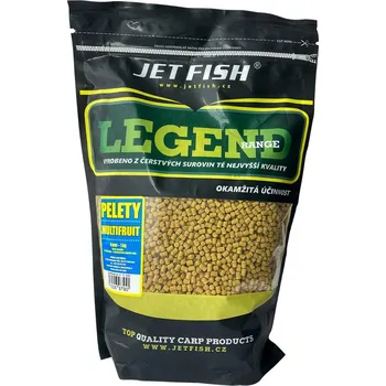 Boilies Jet Fish Pelety Legend Range MultiFruit 4mm Hmotnost: 1kg, Průměr: 4mm