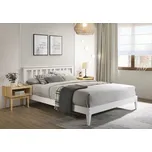 CASARREDO Postel včetně roštu CHLOE 180×200 borovice bílá: 180 × 200 cm — 211 cm, bílá