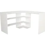 CASARREDO Rohový psací stůl STYLO 120×120 bílý: Bílá — bílá, Bílá