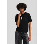 TRIČKO KARL LAGERFELD JEANS KLJ REG SS K-LOGO TEE BLACK