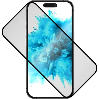 Ochranné tvrzené sklo FIXED Privacy Full-Cover pro Apple iPhone 16, lepení přes celý displej, černé