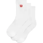 Wilson Quarter Top Sock Men's White, 3 páry, velikost L
