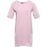 Dámské šaty Alpine Pro MOLEDA - světle růžová / M-Ladies (4XL) - nadměrná velikost