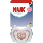 NUK Dudlík First Choice Night 6-18m - mix barev 1 ks