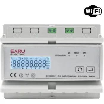 Secutek WiFi Trojfázový dvoucestný měřič energie