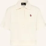 Moncler Grenoble Dámské Jerseyové Polo Tričko, krémová, 34