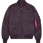 Bunda pilotní Alpha Industries MA-1 TT Light Bomber Jacket - tmavě fialová, L