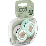 Lovi Dudlík svítící silikonový dynamický CAPICHILL kluk 18m+ 2 ks