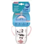 Canpol Babies Nev hrneček se slámkou a závažím růžový 270 ml