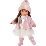 Llorens 53528 SARA - realistická panenka s měkkým látkovým tělem - 35 cm