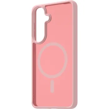 Pouzdro na mobilní telefon AlzaGuard Matte Case Compatible with Magsafe pro Samsung Galaxy S26+ růžový