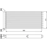 Výměník tepla, vnitřní vytápění AVA MSA6399