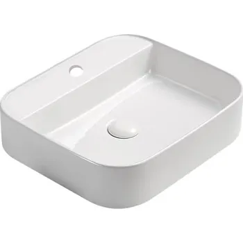 Umyvadlo Swiss aqua technologies Umyvadlo na desku SAT Infinitio 50x40 cm bez přepadu SATINF4050