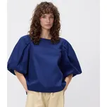 Reserved - Bavlněná halenka - tmavomodrá - TV526-59X - TV526-59X-L