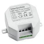 Spínač Intertechno YWT-8500 + CMR-1000 Set / bezdrátový / vestavný / dosah 35 m / 1000 W / stříbrná/bílá