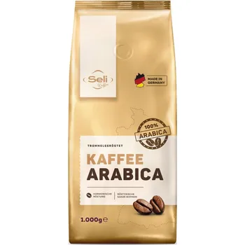 Káva Seli Kaffee 100% Arabica, zrnková káva, 1000 g V617111