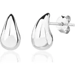 Bealio BEALIO 14030 Stříbrné náušnice SLZA KAPKA 12 mm 03-14030-4140