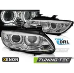 Přední světla xenon D1S AFS 3D LED angel eyes BMW E92/E93 06-10 chromová