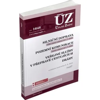 ÚZ č. 1648 - Silniční doprava, Pozemní komunikace, Veřejné služby v přepravě cestujících,