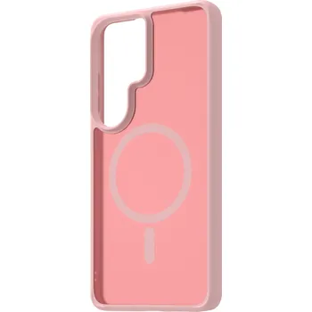 Pouzdro na mobilní telefon AlzaGuard Matte Case Compatible with Magsafe pro Samsung Galaxy S26 Ultra 5G růžový