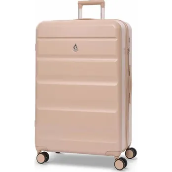 AEROLITE Plastový kufr T-635 L, béžový