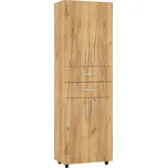 Max-i Policový regál LATHAM DS04 s dvířky a zásuvkami Zvolte barvu:: kašmír