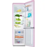 Wolkenstein KG250.4RT SP růžová retro chladnička